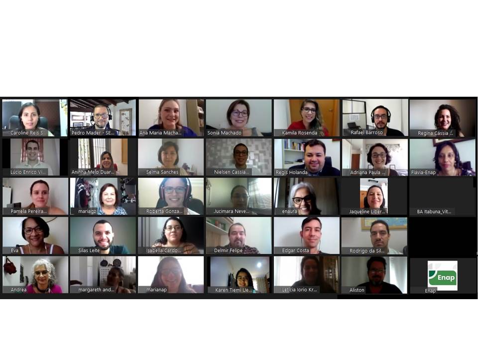 3ª Turma do Módulo Avançado do Curso de Gestão e Apuração da Ética, em parceria com a Enap, em plataforma virtual.