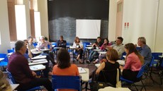 Dinâmica de grupo no Encontro Regional do Sistema de Gestão da Ética - Edição Sul, ocorrido em Porto Alegre/RS no dia 1 de dezembro de 2017.