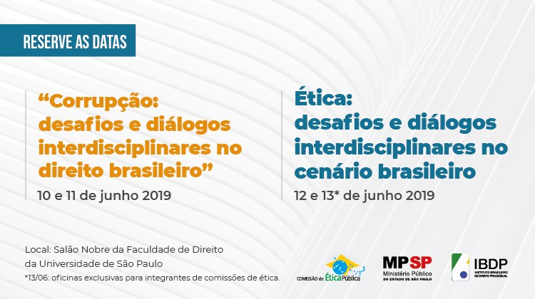 Seminário Corrupção e  Ética - USP  teste